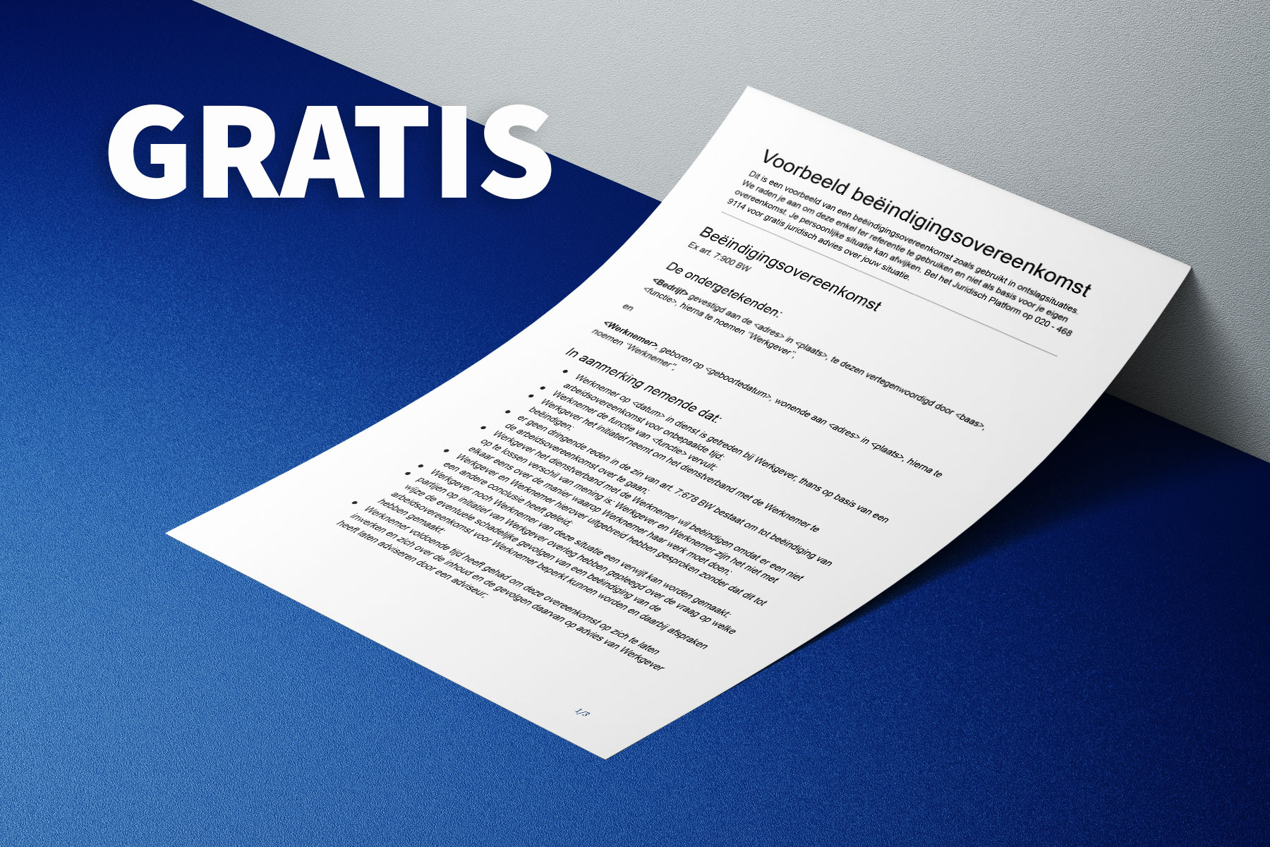 Download gratis voorbeeld beëindigingsovereenkomst